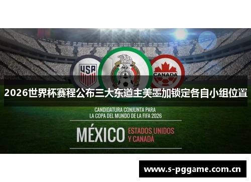 2026世界杯赛程公布三大东道主美墨加锁定各自小组位置